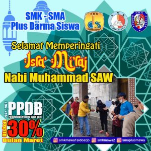 Selamat Meperingati Isra Mi’raj Nabi Muhammad SAW – 1443H – 2022M