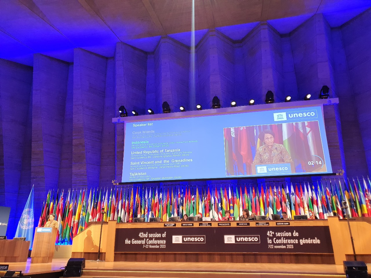 Dorong Masa Depan Berkelanjutan dan Perdamaian: Inisiatif Indonesia di Sidang Umum UNESCO ke-42