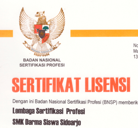 You are currently viewing LSP P1 SMK Darma Siswa Resmi Mendapatkan SK dan Sertifikat Relisensi Terbaru