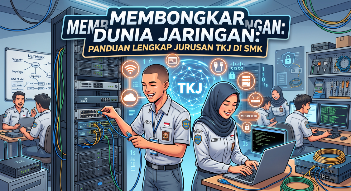 You are currently viewing Membongkar Dunia Jaringan: Panduan Lengkap Jurusan TKJ di SMK